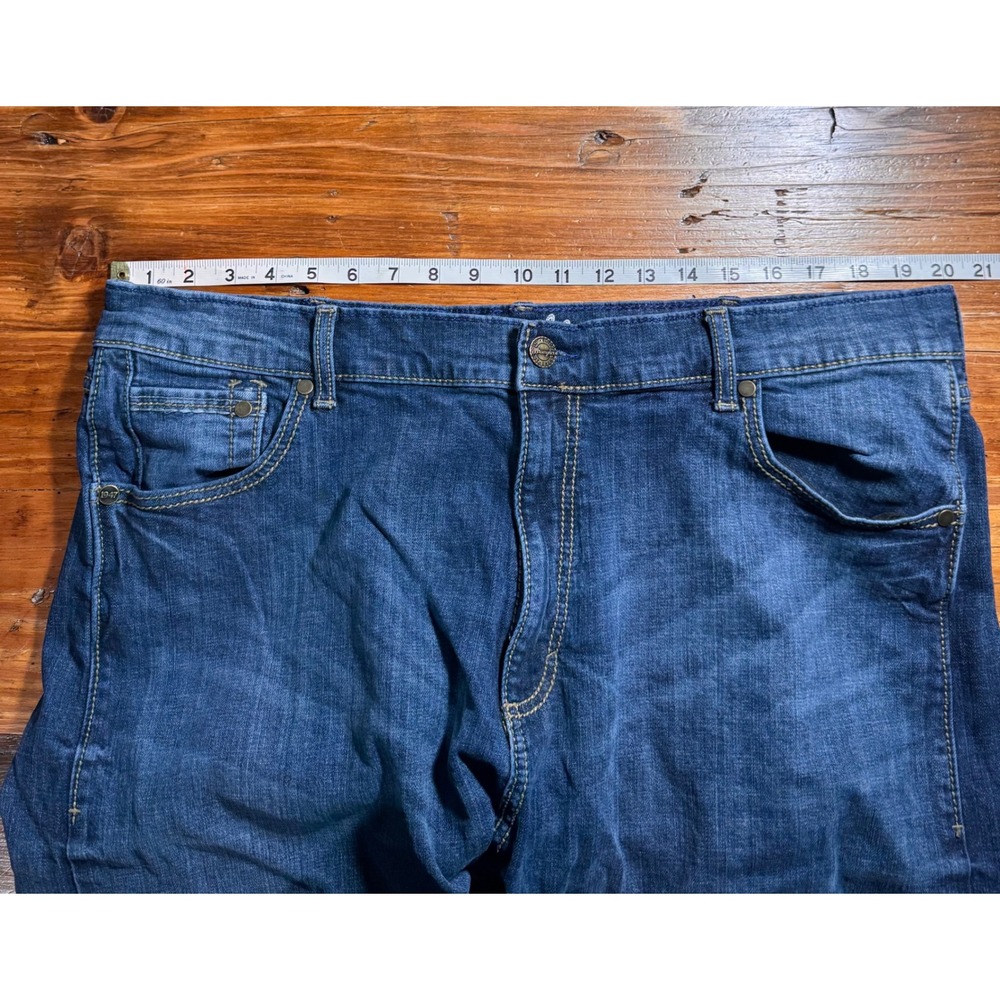 Wrangler Retro Slim Boot Jeans Mens 40x32 Blue Denim Bootcut 10WLT77LY - Picture 8 of 11